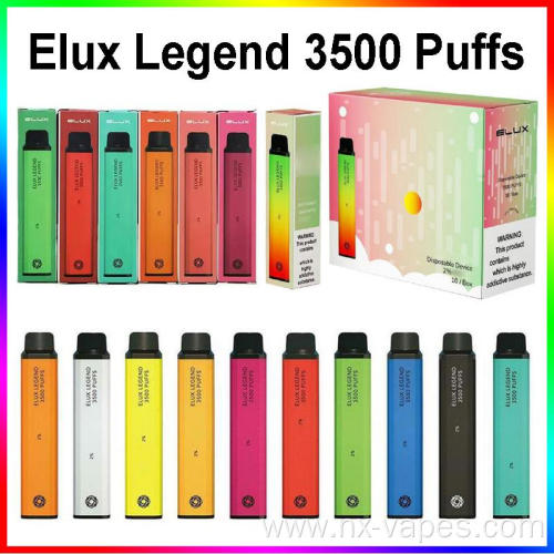 Elux Legend 3500 Puff Disposable Vape Device 2%